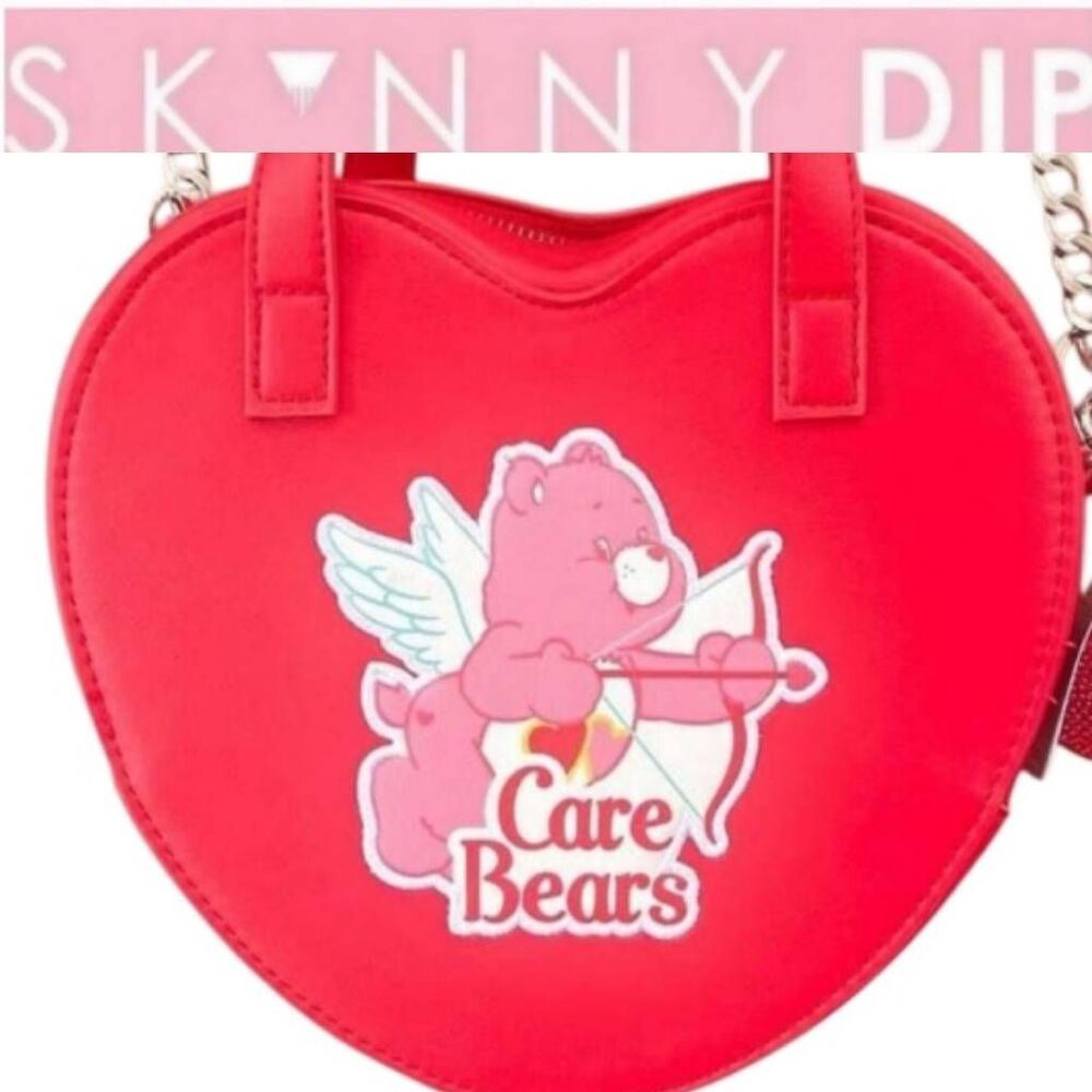Skinny Dip X Care‎ Bears  Heart-Shaped Crossbody Bag